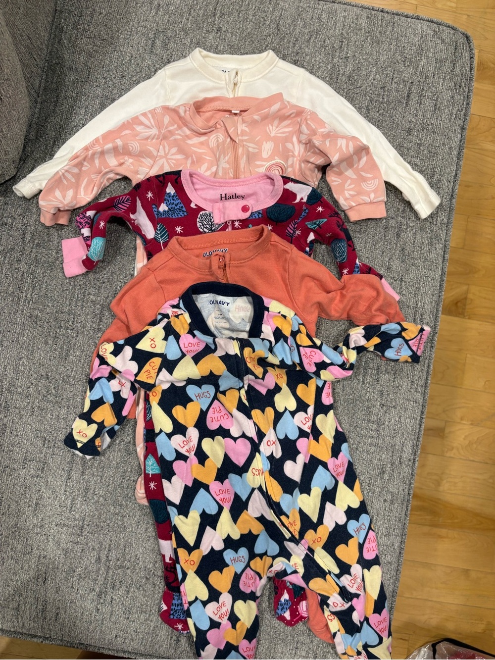 5 cotton sleepers